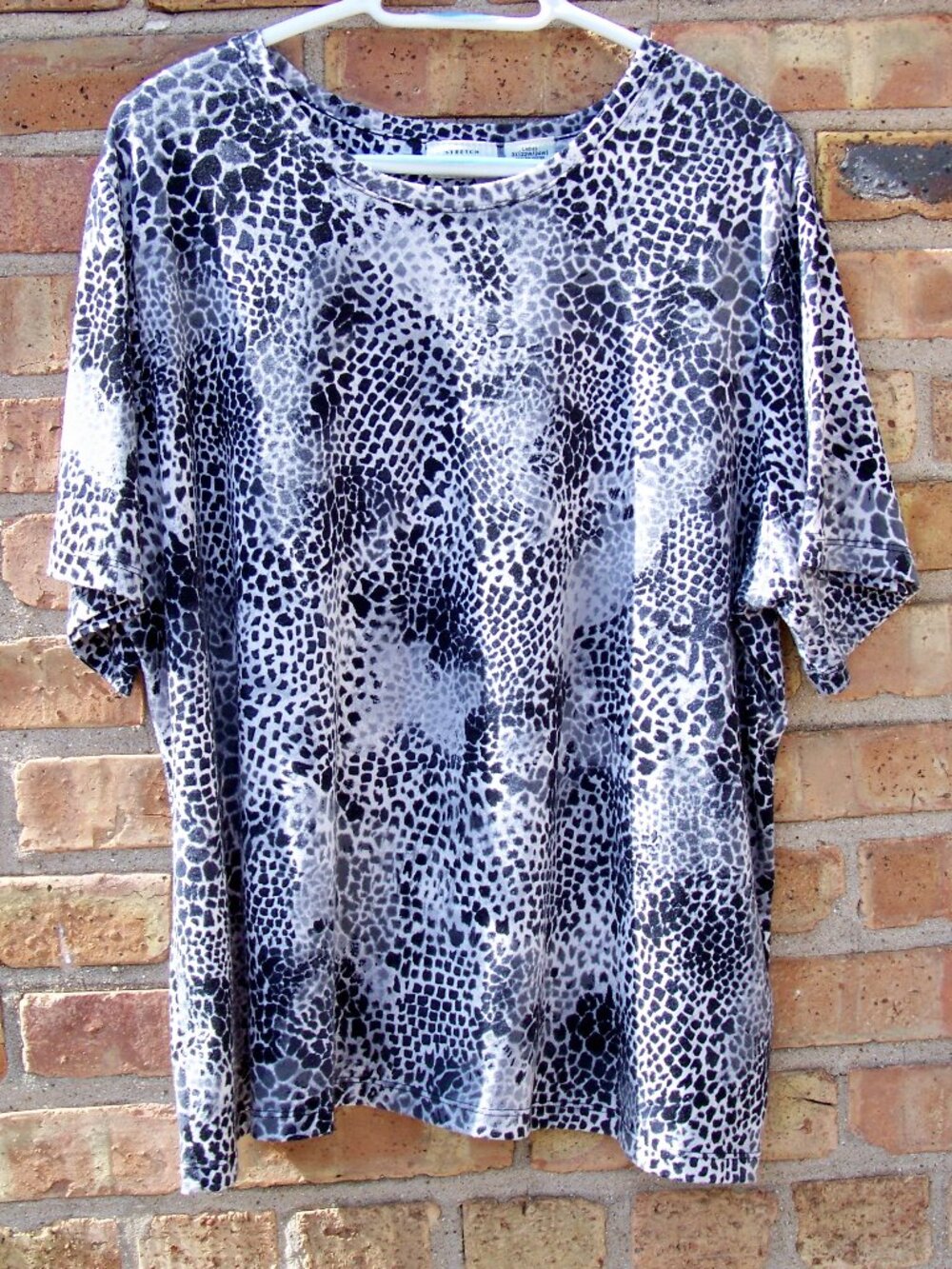 White Stag Women's Animal Print Shirt, Size 3X